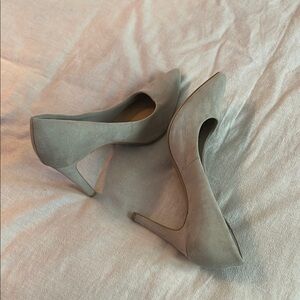 Elegant Gray Women's Heels